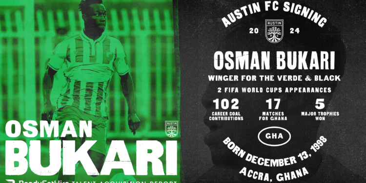 “I’m very motivated and excited to join Austin FC” – Osman Bukari