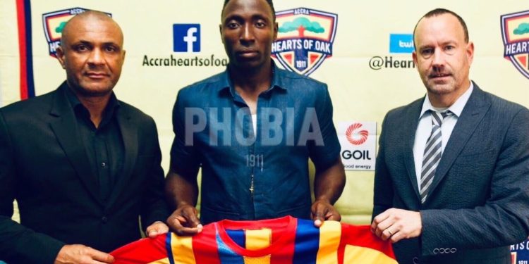 OFFICIAL: Hearts announce signing of Striker Kofi Kordzi from Royal FC