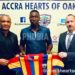 OFFICIAL: Hearts announce signing of Striker Kofi Kordzi from Royal FC