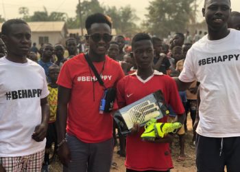 Columbus Crew forward Edward Opoku gives back to community