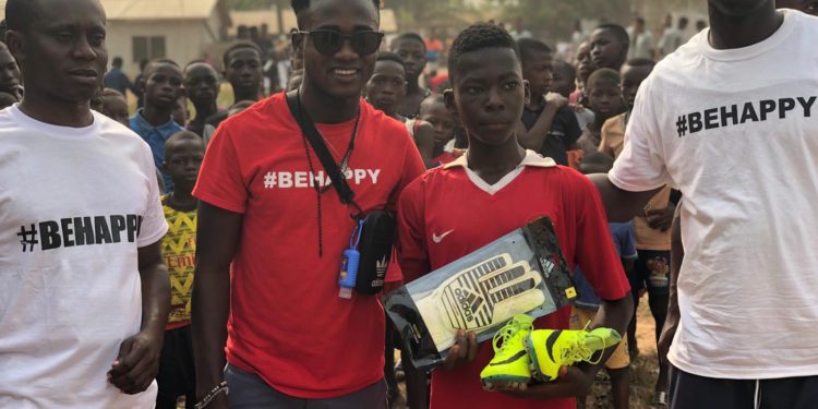Columbus Crew forward Edward Opoku gives back to community