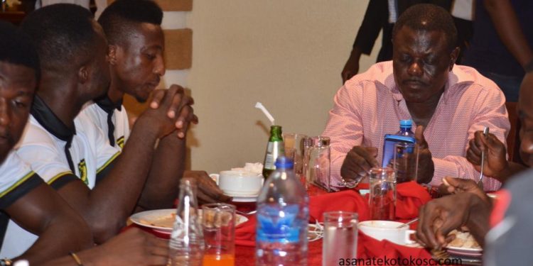 PHOTOS: Asante Kotoko Executive Chairman Dr. Kwame Kyei invites players to dinner