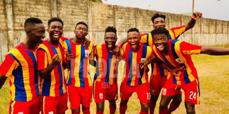Hearts of Oak wallop Evergreen FC in friendly
