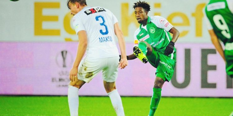 Majeed Ashimeru scores for St. Gallen in win over FC Zurich