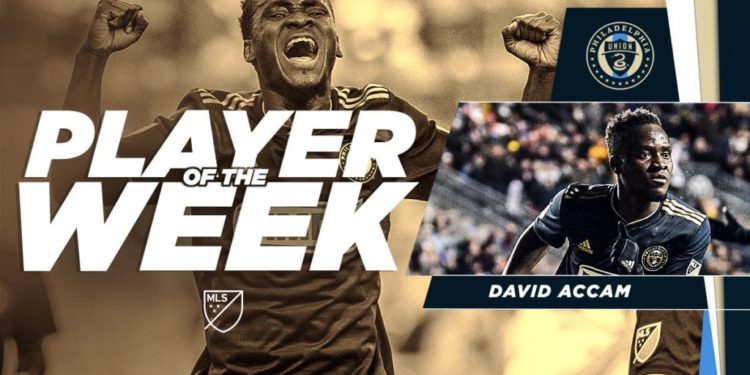 Philadelphia Union forward David Accam named MLS Player of the Week