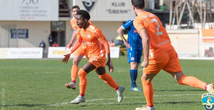 Ghana youth Prince Ampem scores in HNK Sibenik heavy win over Zadar in Croatia