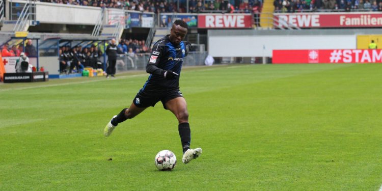Ghana U-23 striker Bernard Tekpetey scores 11th goal of the season for SC Paderborn  in Germany