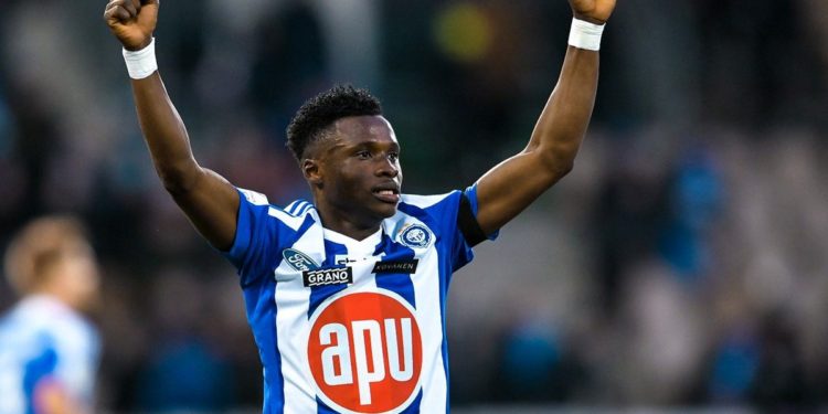 Evans Mensah scores BRACE to Power HJK Helsinki to victory in Finnish League opener