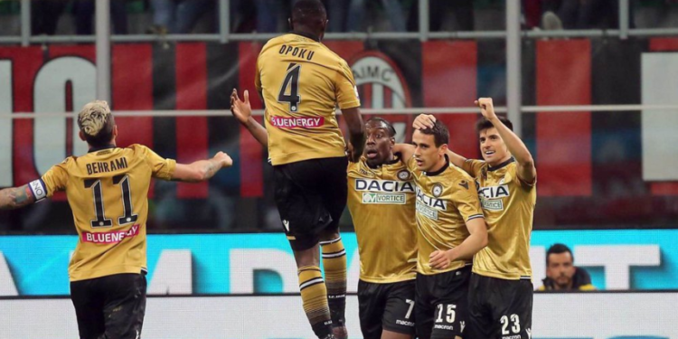 Nicholas Opoku excels as Udinese hold AC Milan in Crunchy Serie A fixture