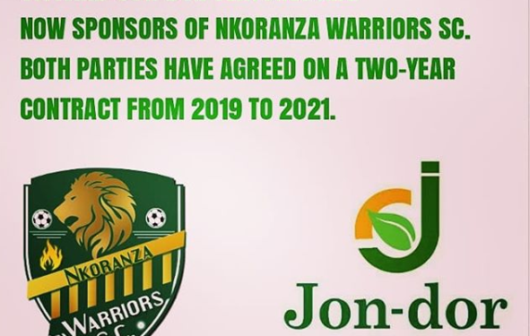 OFFICIAL: Nkoranza Warriors sign GH¢50,000 sponsorship deal with Jon-dor Ventures