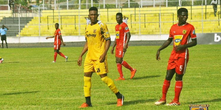 Ashgold striker Mark Akyekum dedicates derby goal against Kotoko to mum