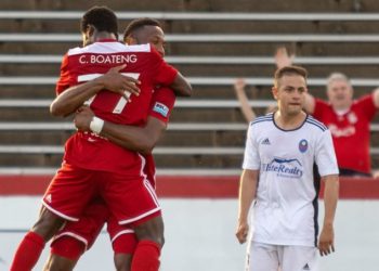 Ex- WAFA striker Charles Boateng nets four goals in Richmond Kickers BIG win