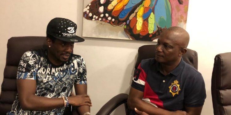 [PHOTOS] Asamoah Gyan holds fruitful talks with Ghana Coach Kwasi Appiah