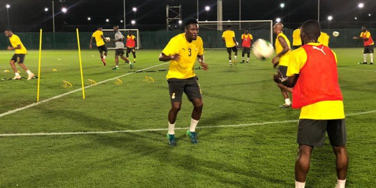 AFCON 2019: 23 players present at Black Stars first training; Wakasu, Partey and four others yet to join teammates