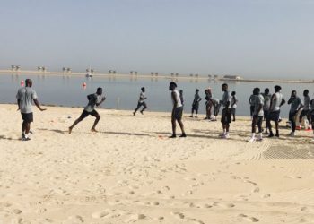 VIDEO: Black Stars step up with beach and gym works ahead of 2019 Afcon