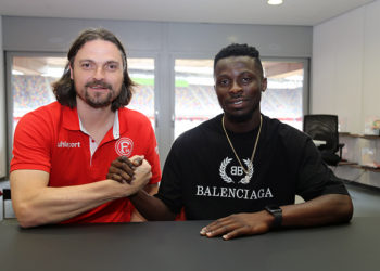 Ghana winger Nana Ampomah joins German Bundesliga side Fortuna Dusseldorf on a three-year deal