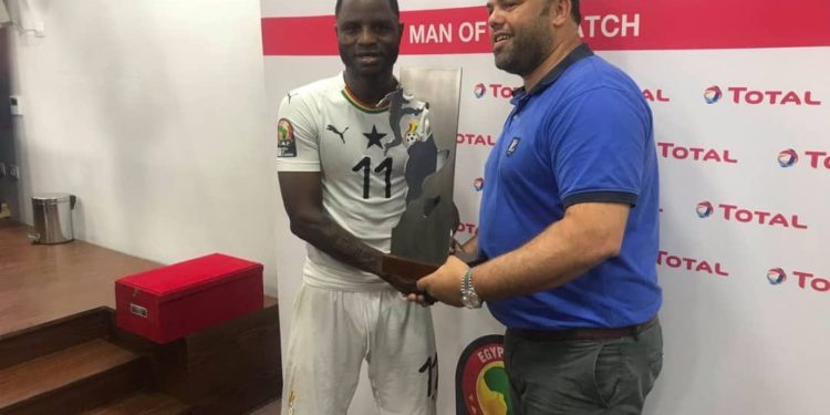 Mubarak Wakaso adjudged man of the Match in Ghana win over Guinea Bissau