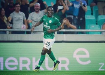 Ghana defender Eric Boakye NETS debut Europa League goal for Olimpija Ljubljana