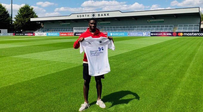 Official: Danish-born Ghanaian striker Shaibu returns to Boreham Wood