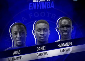 Nigerian club Enyimba FC sign Ghanaian trio