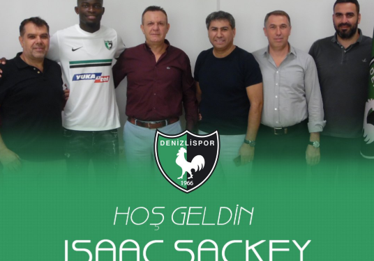 Official: Isaac Sackey joins Denizlispor on loan