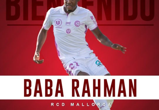 OFFICIAL: Ghana’s Baba Rahman joins Real Mallorca on loan