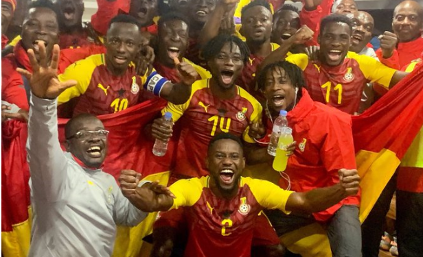Ghana Captain Andre Ayew congratulates Black Meteors after Afcon qualification
