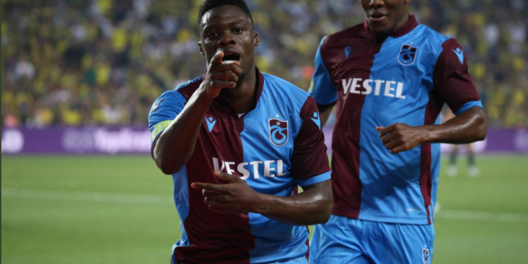 Caleb Ekuban scores first league goal of the season for Trabzonspor in Turkish top-flight