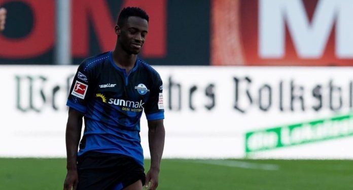 Ghanaian winger Antwi-Adjei enjoys full throttle in Paderborn’s defeat to Bayern
