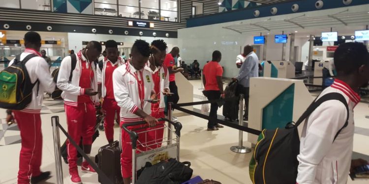 Photos: Asante Kotoko Jets Off To Tunisia For Etoile du Sahel showdown