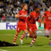 Myron Boadu celebrates Europa League goal against Partizan Belgrad