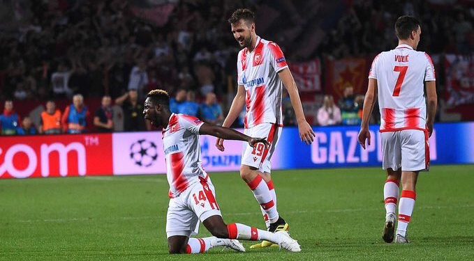 Richmond Boakye-Yiadom ruled out of Red Star Belgrade’s UCL clash against Tottenham