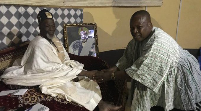 Fred Pappoe visits Yaa Naa