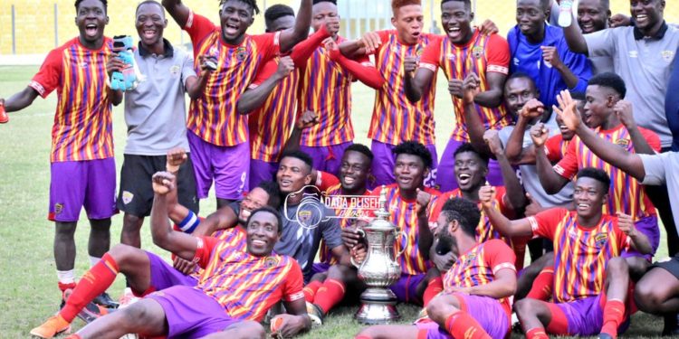 Photos: Hearts beat Olympics in regional derby to win Homowo Cup