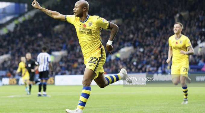 Andre Ayew happy to score fourth league goal in Championship
