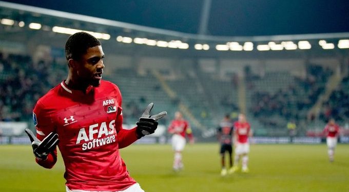 Red-hot Ghanaian striker Myron Boadu on target again for AZ Alkmaar