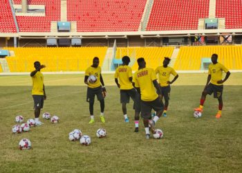 2021 Afcon Qualifiers: Black Stars hold first training in Accra ahead of South Africa clash [SEE PHOTOS]