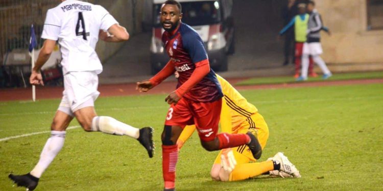 Richard Gadze on target for Zira FK