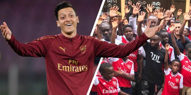 Mesut Ozil delighted after discovering Ghanaian club is named after him
