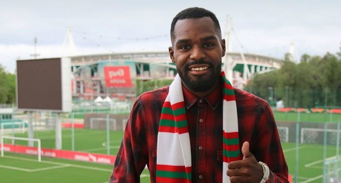 Photo credit : Lokomotiv Moscow of Russia defender, Brian Idowu