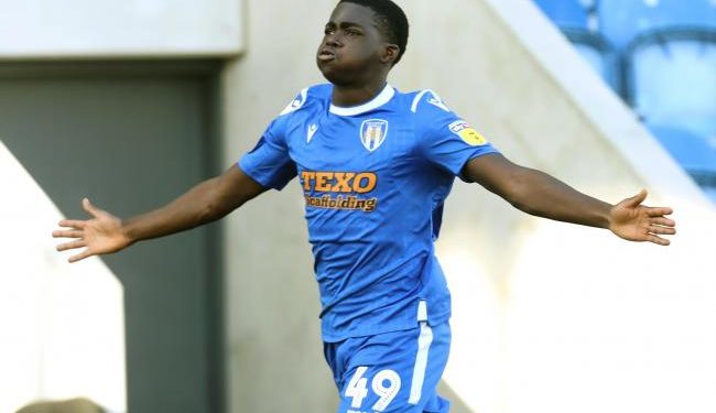 Ghana’s Kwame Poku features in Colchester United defeat to Man. United in Carabao Cup