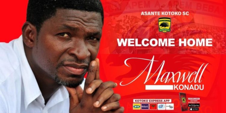 OFFICIAL: Asante Kotoko appoint Maxwell Konadu as new coach