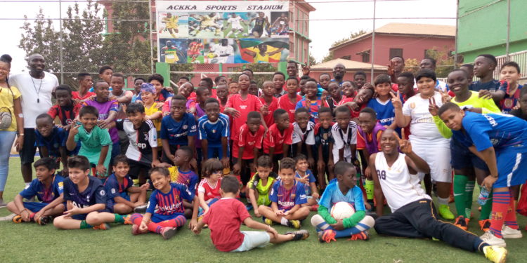 Humanitarian Alarm holds maiden Soccer Clinic in Kumasi