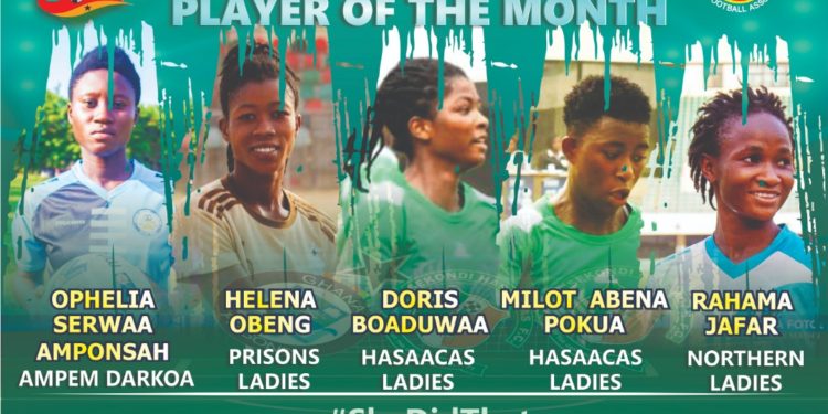 WPL: NASCO Women’s Premier League Player Of The Month Nominations