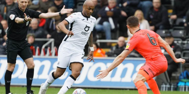 Andre Ayew happy to end Swansea City goal drought