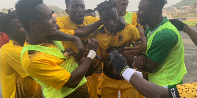 Ashgold 1-0 Dwarfs; Samed Ibrahim’s second half strike seals victory for the Miners
