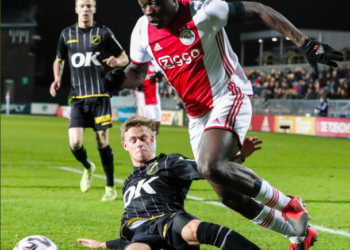 Dutch-born Ghanaian teen sensation Brian Brobbey scores again for Jong Ajax