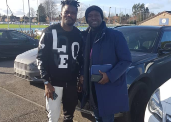 Black Stars Coach CK Akunnor Meets Leicester Defender Daniel Amartey & Manager Brendan Rodgers
