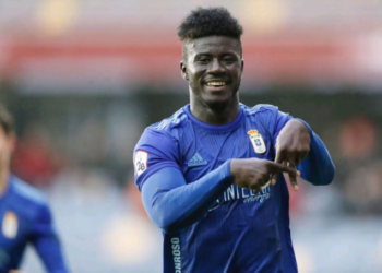 Ghana U23 striker Samuel Obeng powers Real Oviedo B to victory against Pontevedra CF