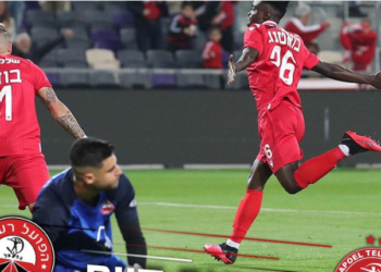 Emmanuel Boateng powers Hapoel Tel Aviv to victory over Black Stars newbie Eugene Ansah’s Hapoel Raanana in Israel